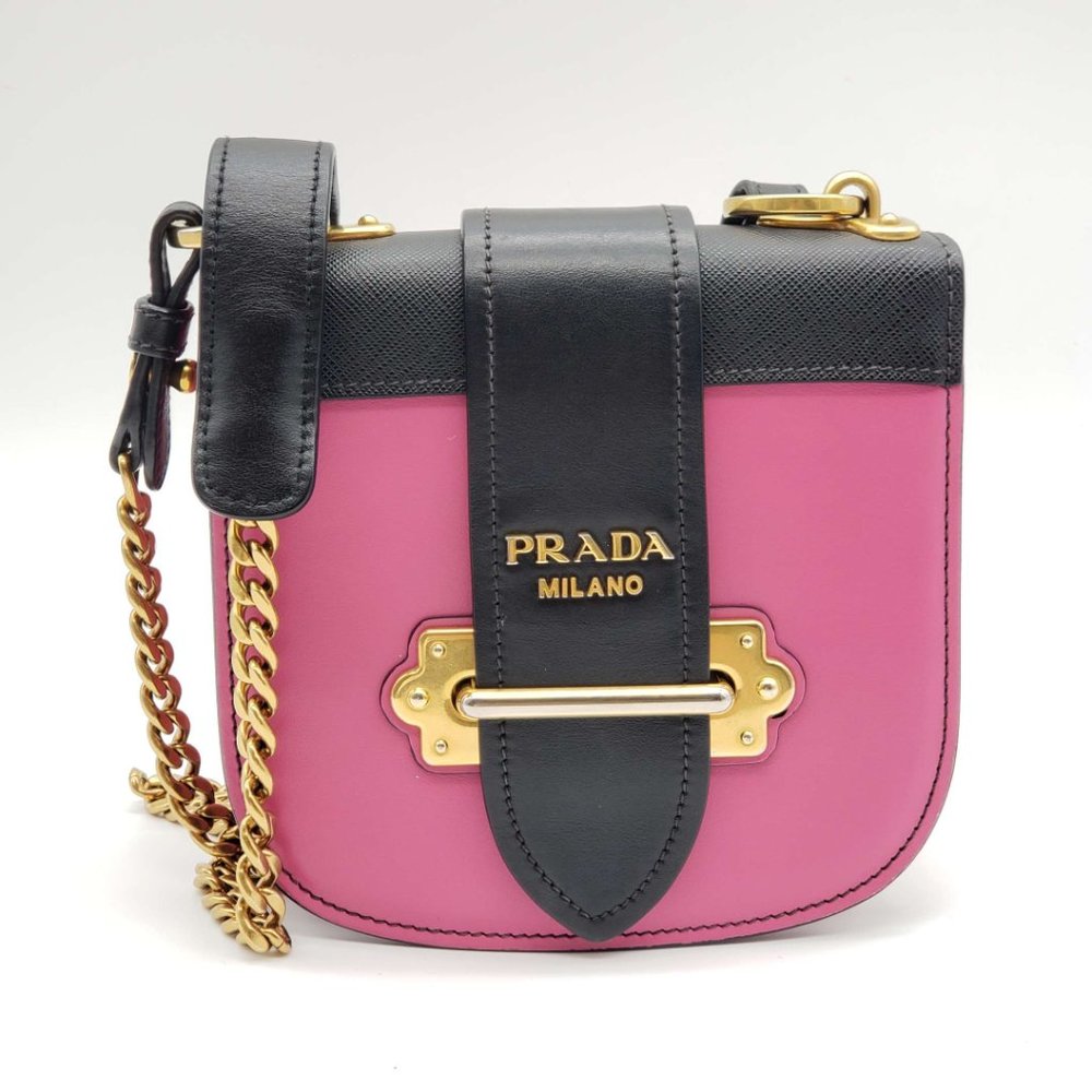 Prada Pink and Black Crossbody Bag